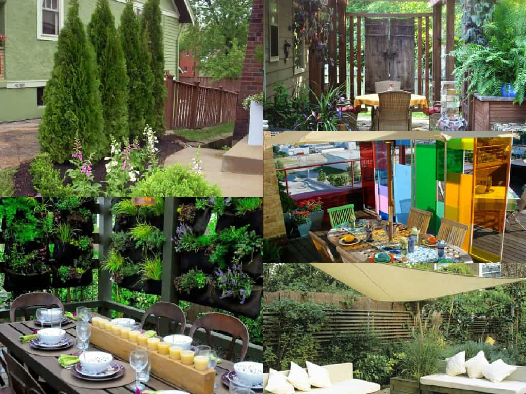 Come creare spazi privati nel giardino