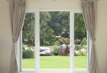 Giardino porte scorrevoli